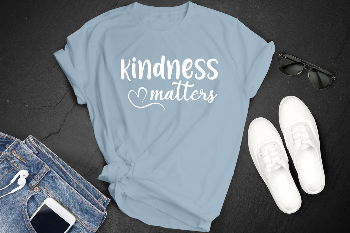 Kindness Matters Shirt, Super Soft Bella Canvas Unisex Short Sleeve T-Shirt, Womens Shirts, Men Shirt, Sale, Christmas Gift-01 Mockup (FILEminimizer)