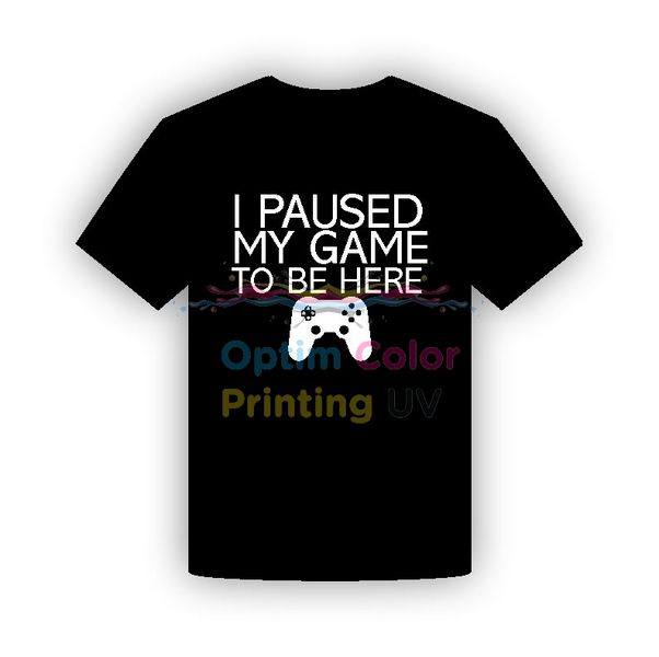Tricou I Paused My Game To Be Here N z